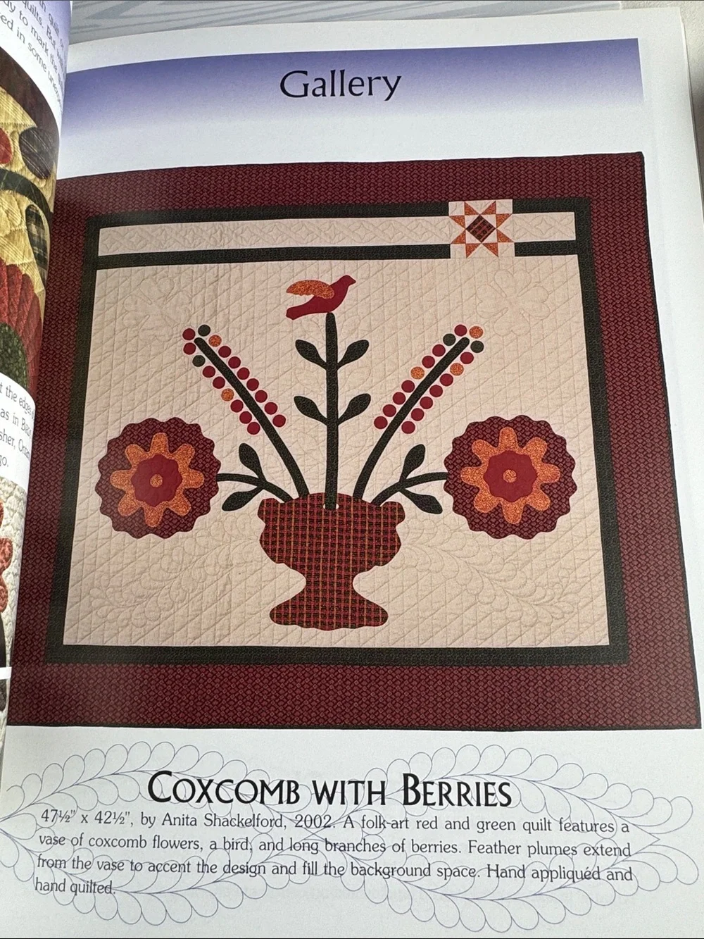Infinite Feathers Quilting Designs - White with Pink & Purple Accents